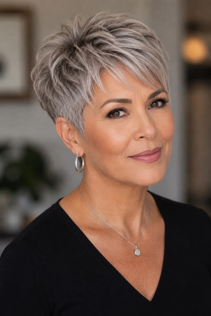 Les meilleures coupes courtes pour femmes de 50 ans selon vous
